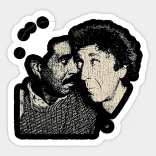 VINTAGE - RICHARD PRYOR & GENE WILDER WHITE Sticker